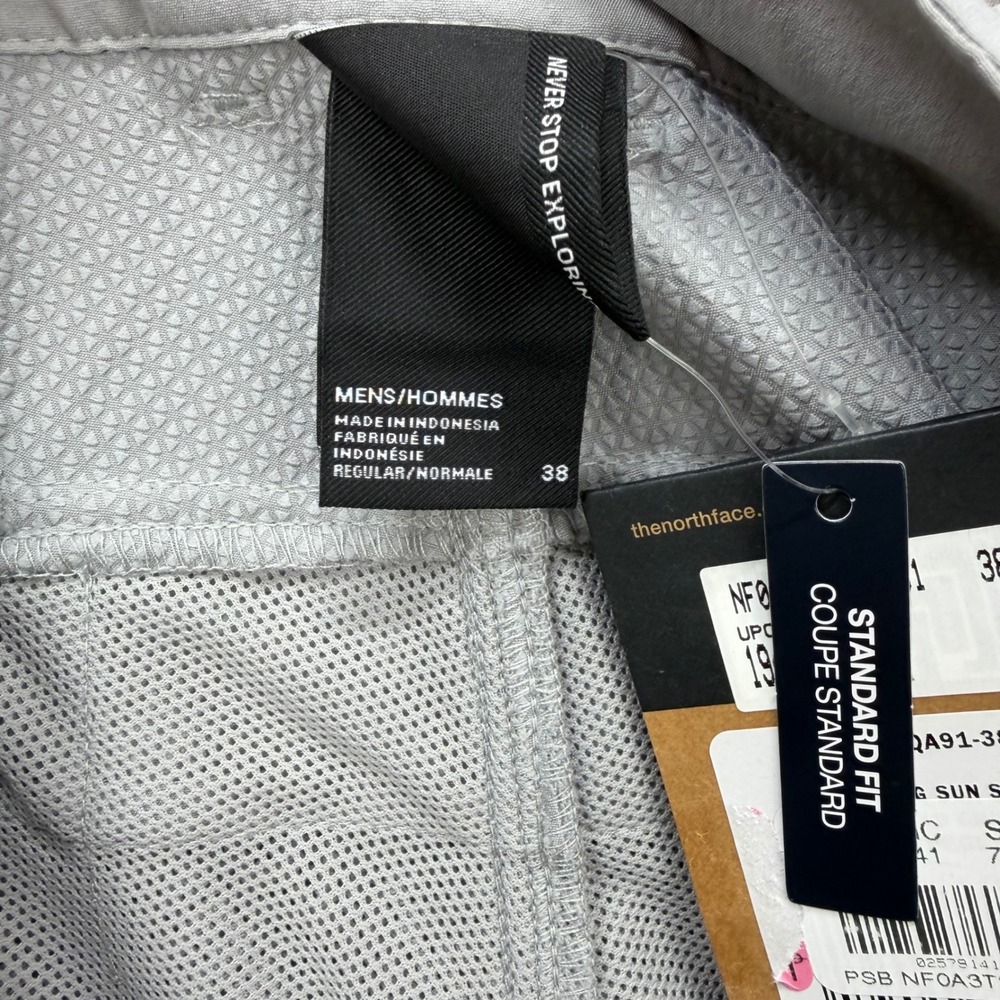 The North Face Rolling Sun Shorts Men 38 Grey FlashDry Trail Hiking NF0A3T2Q NEW - Picture 5 of 10